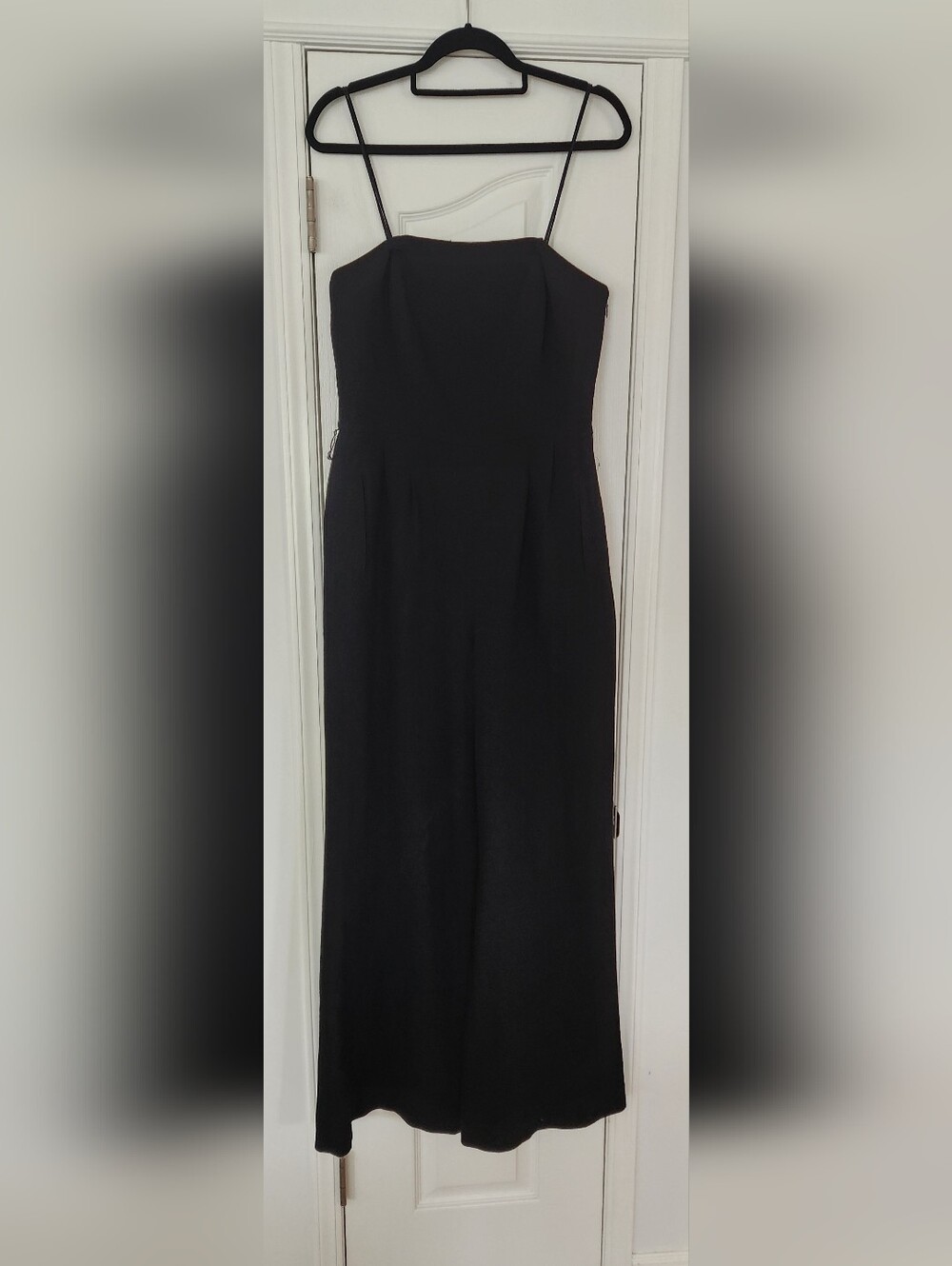 BCBG Black Spaghetti Strap Jumpsuit Size 12